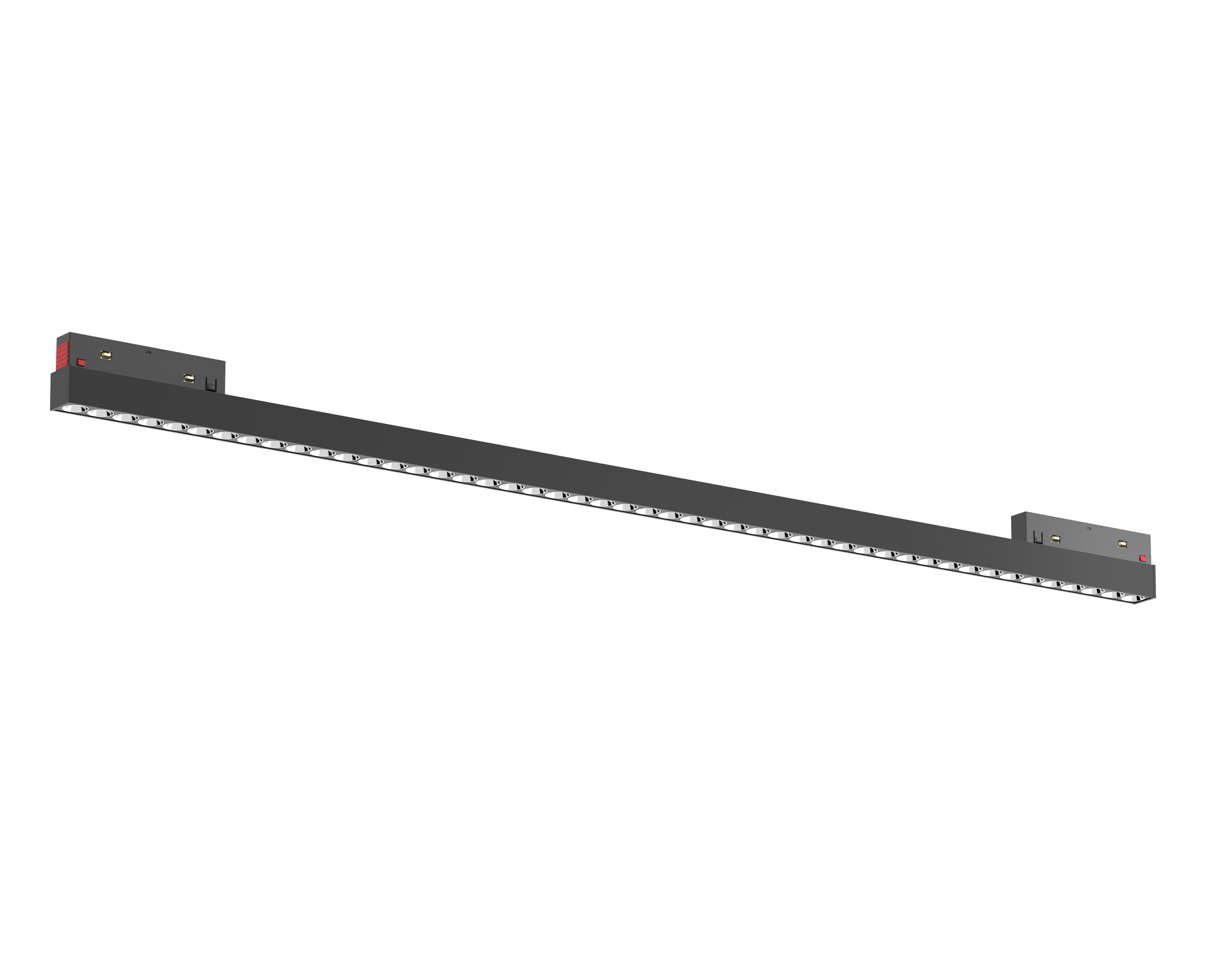 Светодиодный линейный светильник с магнитной решеткой 24В/48В